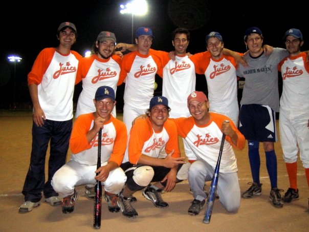 2009 — orange raglans, wooden bats, first hardware.