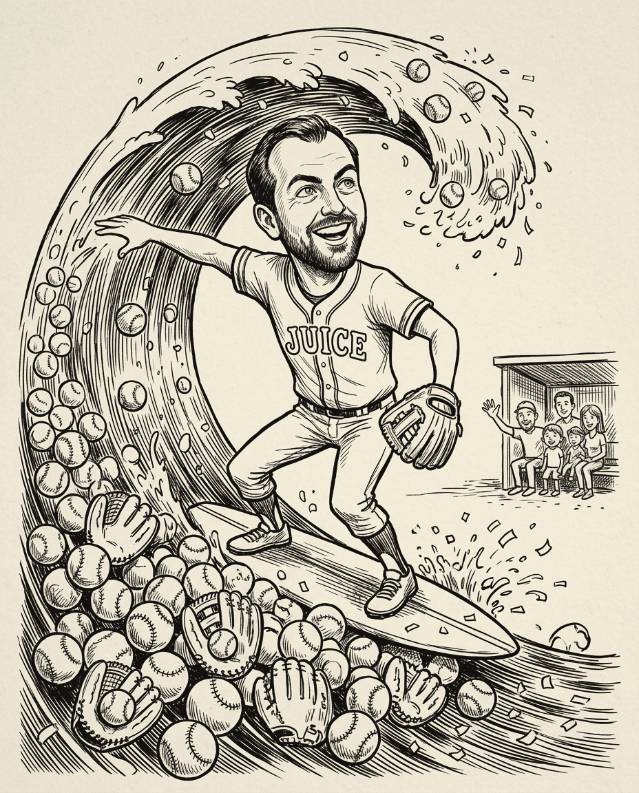 Big Wave — Buck Callahan caricature