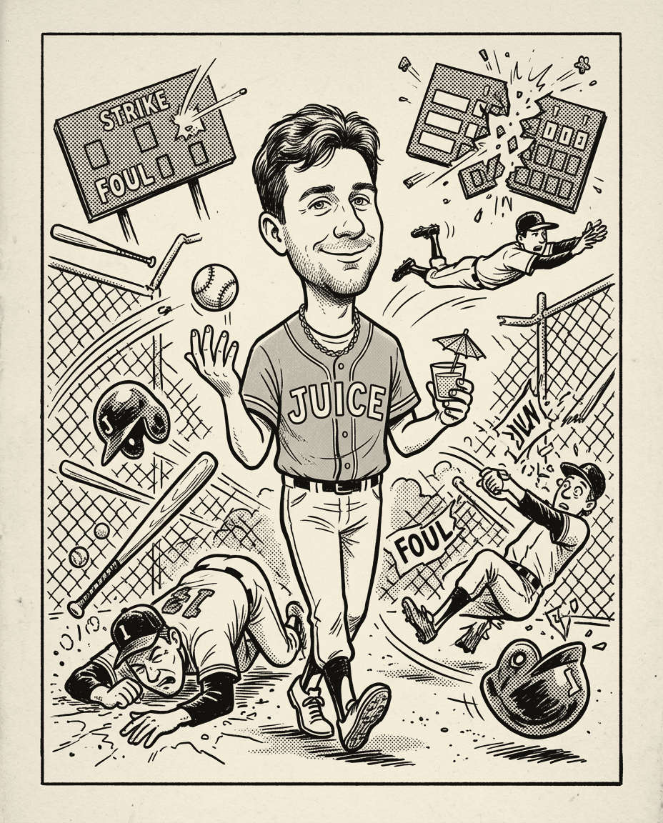 Easy E — Buck Callahan caricature