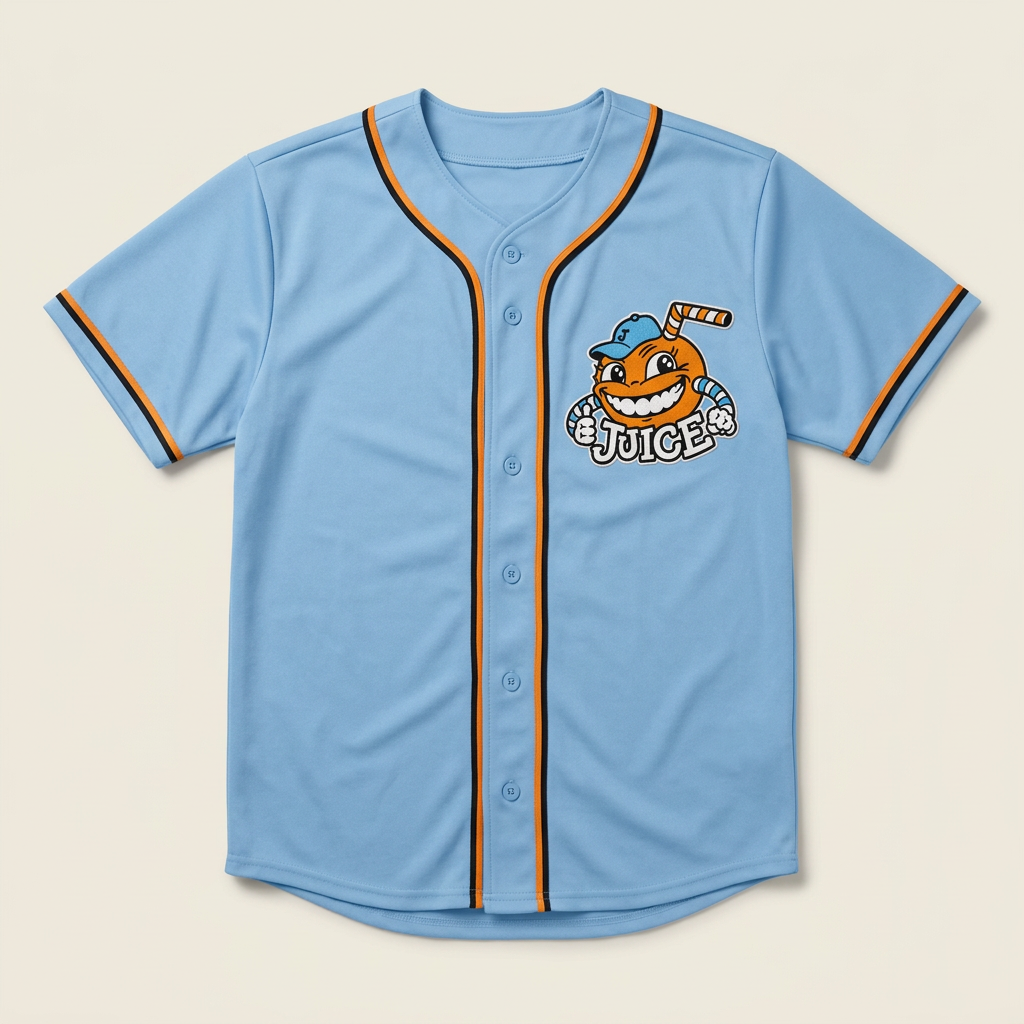Powder-blue Juice jersey with the official team logo